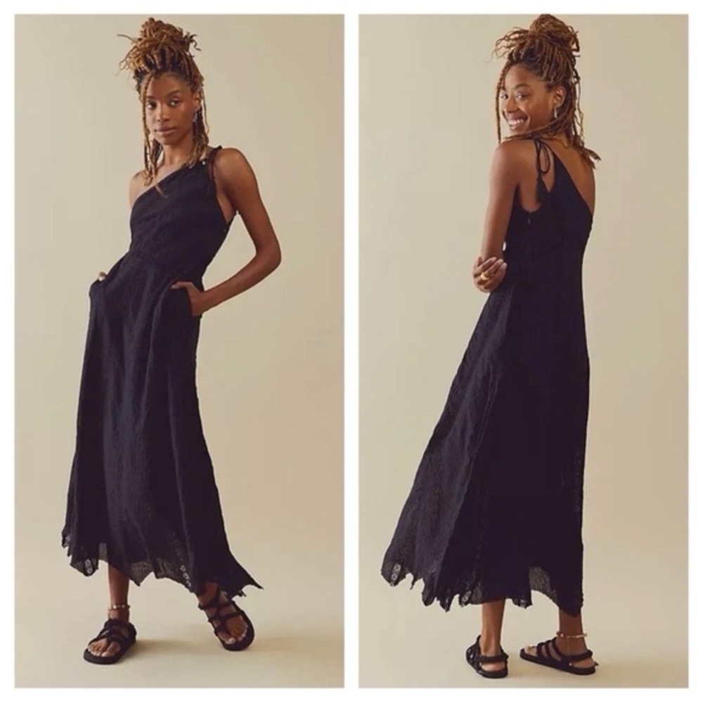 Free People Bella Black Maxi Dress